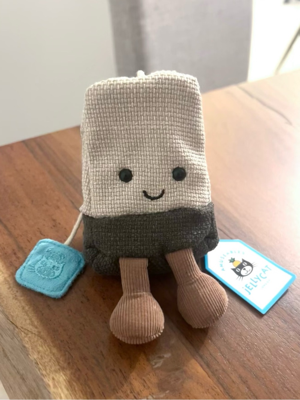 Jellycat Tea Bag - London limited edition